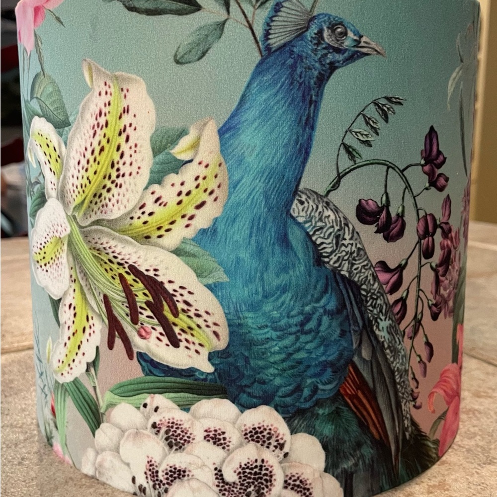 Floral and Peacock Print Decor
